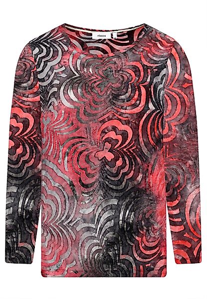 elanza T-Shirt Shirt mit Blütenmuster in günstig online kaufen