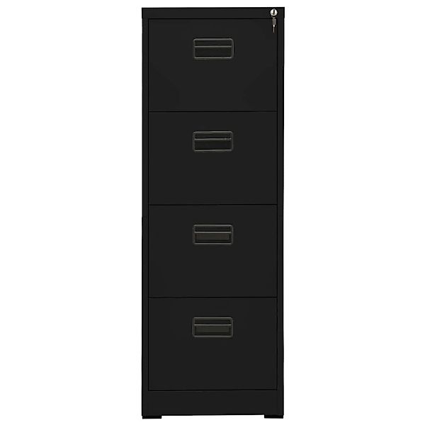 Vidaxl Aktenschrank Schwarz 46x62x133 Cm Stahl günstig online kaufen