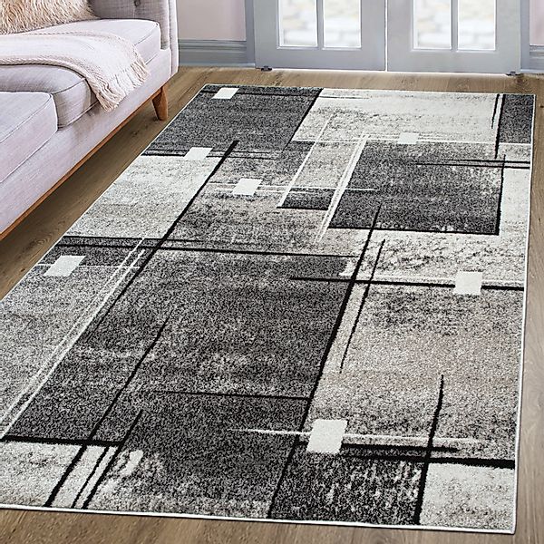 OTTO home Teppich "Deblin" rechteckig 9 mm Höhe weicher Flor, Kurzflor, Kar günstig online kaufen