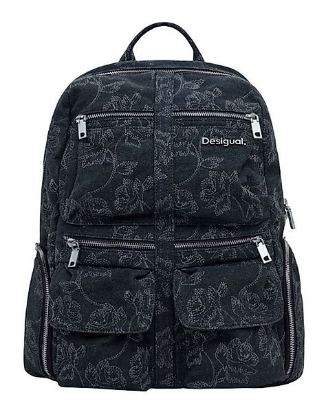 Desigual Rucksack Whiskey Embroidery Denim Big Backpack günstig online kaufen