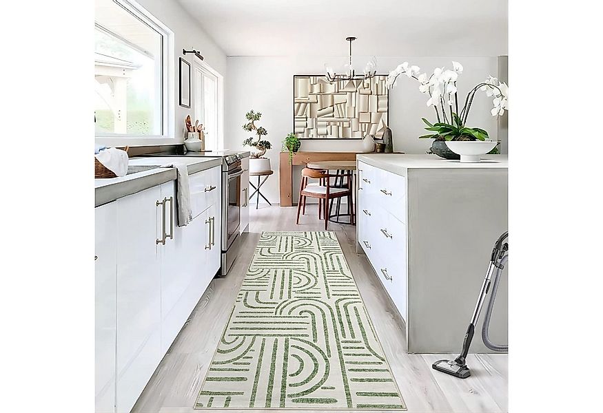 GarveeMore Teppich Wohnzimmer Waschbarer Teppich für Schlafzimmer Kurzflor günstig online kaufen