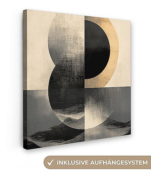 OneMillionCanvasses® Leinwandbild Kreise - Schatten - Abstrakt, Fotodruck ( günstig online kaufen