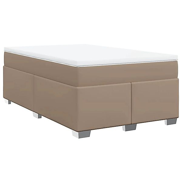 vidaXL Boxspringbett Matratze Cappuccino-Braun 120x200cm Kunstleder2097892 günstig online kaufen