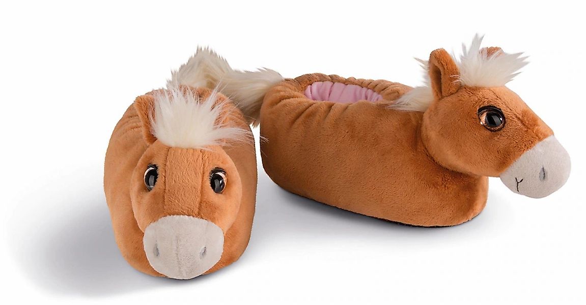 Nici Plüsch Hausschuhe "Nici Green Haflinger Leotie", Schlupf Hausschuh in günstig online kaufen