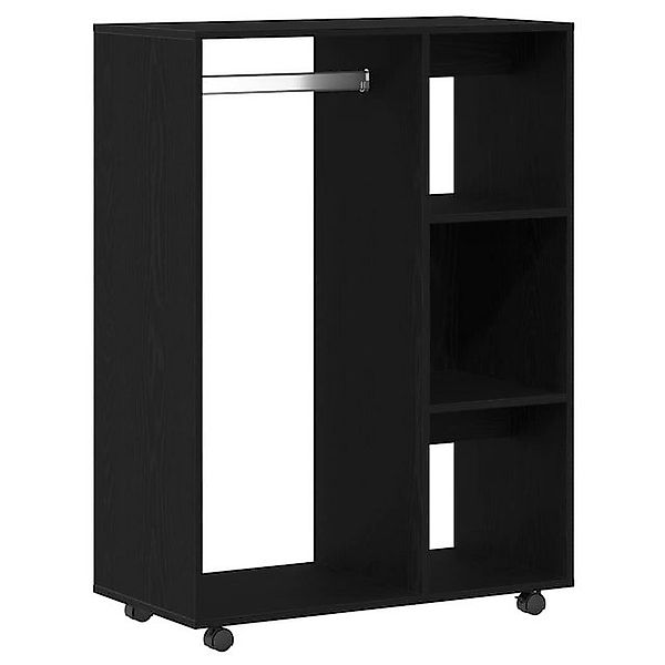 vidaXL Kleiderschrank Kleiderschrank Schwarz Eichen-Optik 80x40x110 cm Holz günstig online kaufen