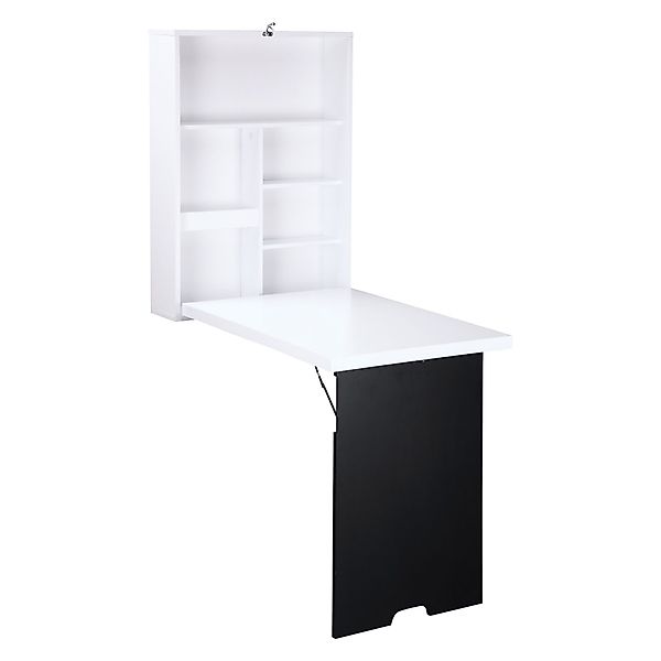 HOMCOM Klapptisch Wandklapptisch mit Tafel, 5 günstig online kaufen