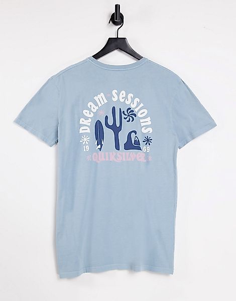 Quiksilver – Dream Sessions – T-Shirt mit Print in Blau günstig online kaufen