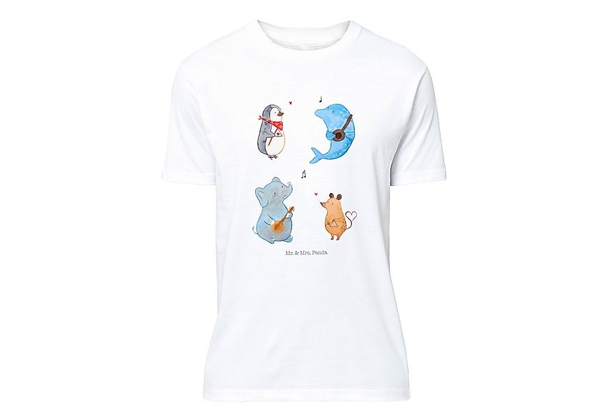 Mr. & Mrs. Panda T-Shirt Big Band - Weiß - Geschenk, Triangel, Geburstag, T günstig online kaufen