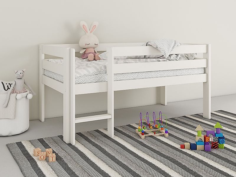 Lüttenhütt Kinderbett ""Tide", Halbhochbett, zertifiziertes Massivholz" aus günstig online kaufen
