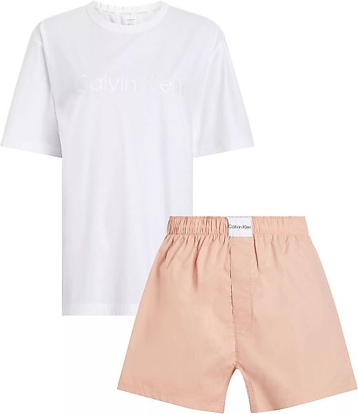 Calvin Klein Underwear Pyjama "S/S SHORT SET", (Set, 2 tlg.), mit Logostick günstig online kaufen