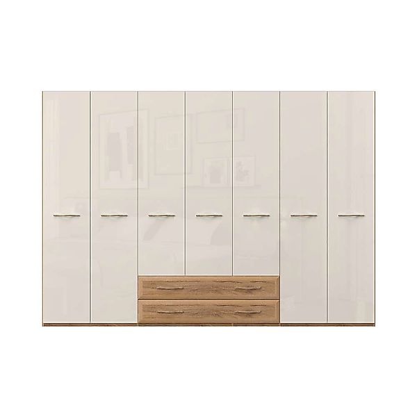 Home affaire Kleiderschrank "Gala, beige hochglänzend UV lackiert, kratzfes günstig online kaufen