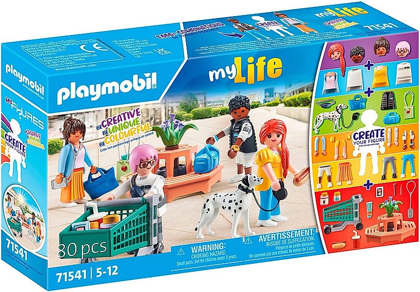 Playmobil® My Figures: Shopping (71541), My Life Konstruktions-Spielset, (8 günstig online kaufen