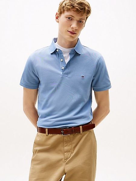 Tommy Hilfiger Poloshirt 1985 SLIM POLO Markenstickerei, aus Baumwoll-Piqué günstig online kaufen