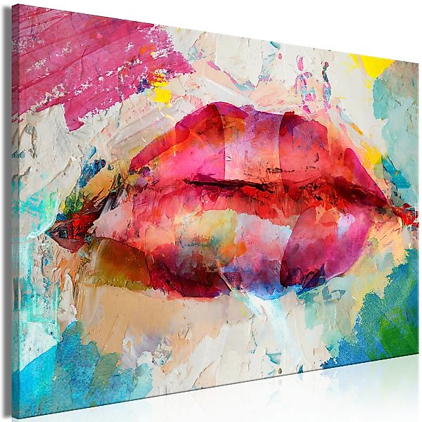 Wandbild - Artistic Lips (1 Part) Wide günstig online kaufen