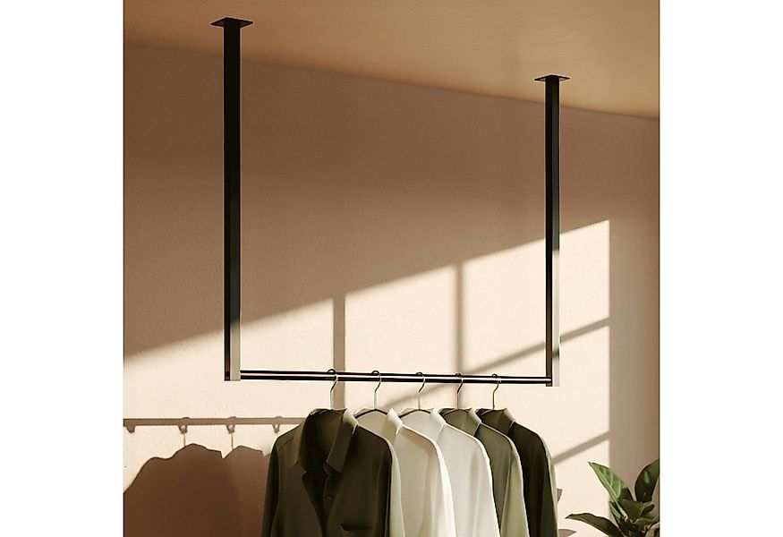 CLP Garderobenständer Fenton, Kleiderständer aus Metall für Deckenmontage günstig online kaufen