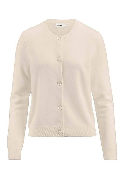 Hessnatur Strickjacke Regular aus Schurwolle mit Kaschmir (1-tlg) günstig online kaufen
