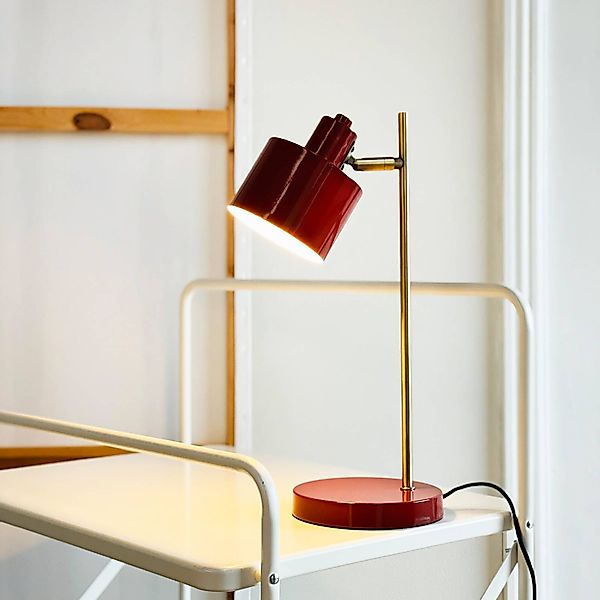 Dyberg Larsen Tischlampe Ocean, dunkelrot, Höhe 43 cm günstig online kaufen
