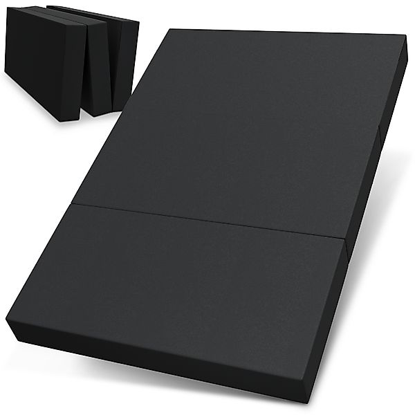 ELONEO Klappmatratze Gästematratze, 120x195x15 cm, schwarz günstig online kaufen