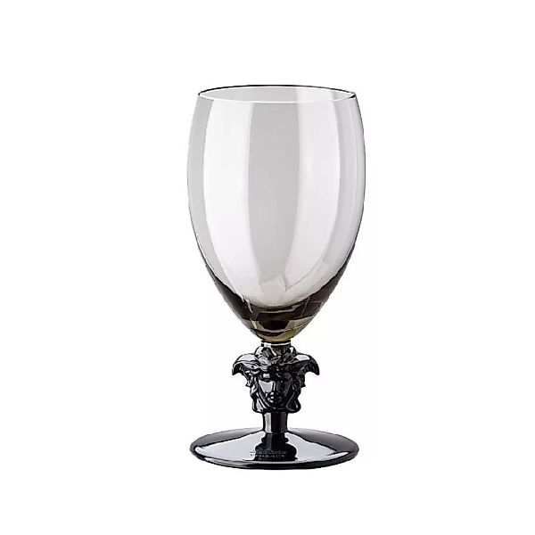 Rosenthal Versace Medusa Lumiere Haze Weißwein Glas grau h: 156 mm / 333 ml günstig online kaufen