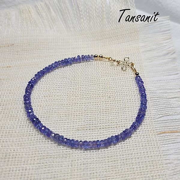 GOLDEN Armband Tansanit Edelstein Armband, 14K günstig online kaufen