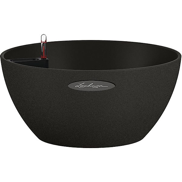 Lechuza® Pflanzschale Cubeto Stone 30 graphitschwarz günstig online kaufen