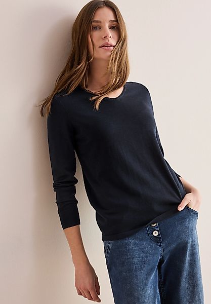 CECIL Strickpullover mit V-Ausschnitt günstig online kaufen