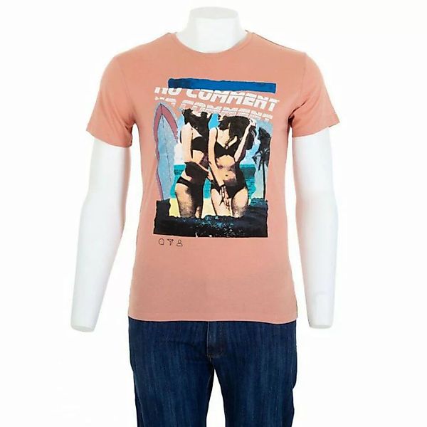 Ital-Design T-Shirt Herren Print T-Shirt in Rosa günstig online kaufen