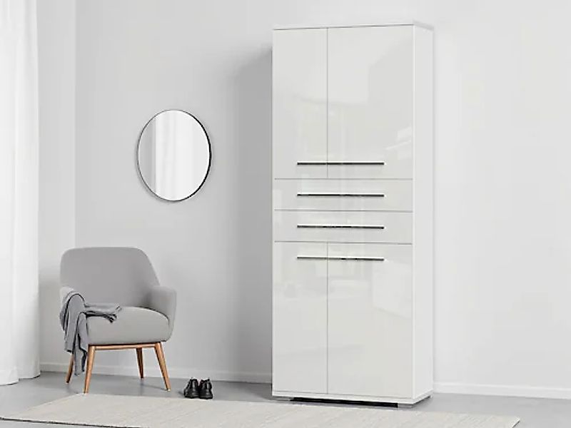 PLACES OF STYLE Garderobenschrank »Piano« UV lackiert, hochglänzend, Soft-C günstig online kaufen