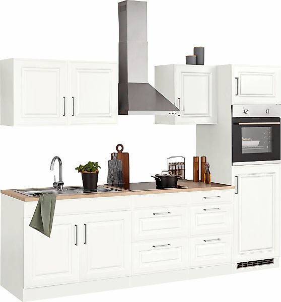 KOCHSTATION "KS-Stockholm" Breite 270 cm, mit hochwertigen MDF Fronten im L günstig online kaufen