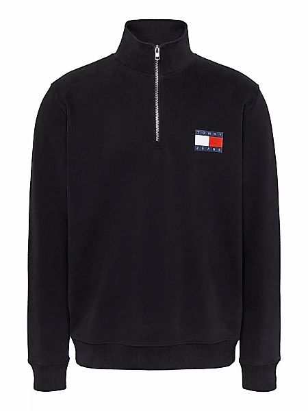 Tommy Jeans Sweatshirt "TJM REG ENTRY HALF ZIP", mit bedruckten Mareknlogo günstig online kaufen