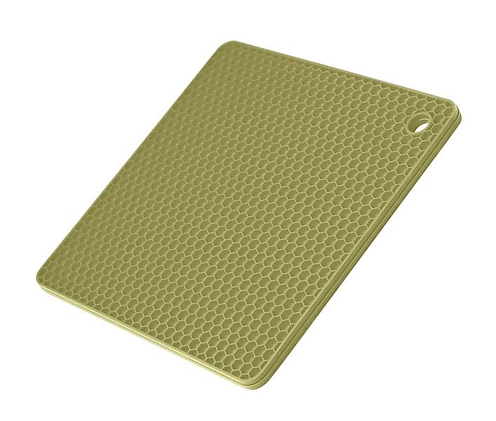 Kochblume Topflappen Waben-Untersetzer quadratisch Olive günstig online kaufen