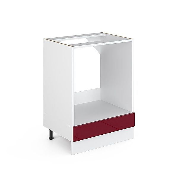 Vicco Schranksystem R-Line, Bordeaux Hochglanz/Weiß, 60cm günstig online kaufen
