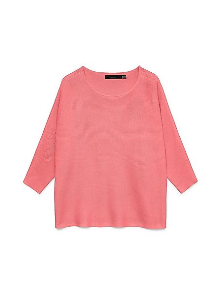 Vero Moda 3/4 Arm-Pullover VMNORA 3/4 BOATNECK BLOUSE NOOS mit Fledermausär günstig online kaufen