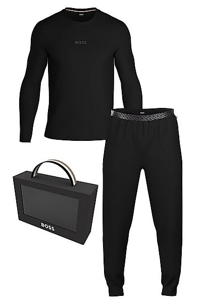 BOSS Schlafanzug Herren Hausanzug Xmas Long Set günstig online kaufen