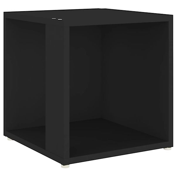 vidaXL Beistelltisch Schwarz 33x33x34,5 cm Holzwerkstoff günstig online kaufen