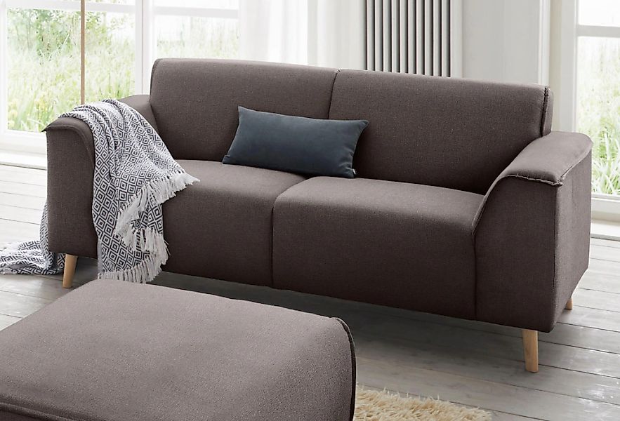 Home affaire 2-Sitzer "Janek Scandic Design, elegant und zeitlos" mit Feder günstig online kaufen