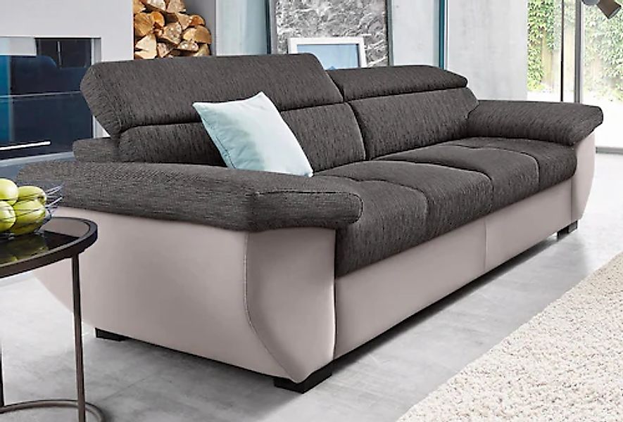COTTA 2,5-Sitzer »Speedway«, Big-Sofa mit Kopfteilverstellung günstig online kaufen