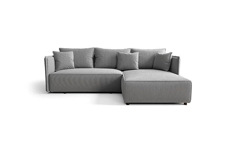 Ecksofa mit Schlaffunktion Milano ¦ grau ¦ Maße (cm): B: 245 H: 85 Polsterm günstig online kaufen