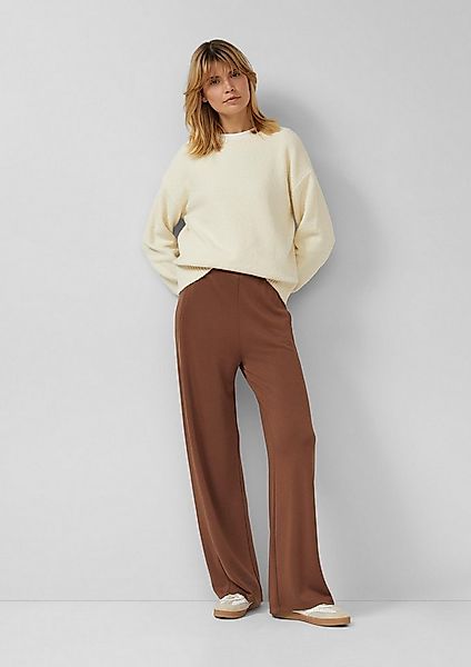 s.Oliver Chinos Hose High Rise Hose aus Viskosemix mit Wide Leg günstig online kaufen