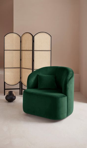 LeGer Home by Lena Gercke Drehsessel "Dilara Sessel" gerundete Rückenlehne günstig online kaufen