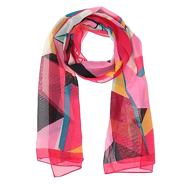 halsüberkopf Accessoires Modeschal Chiffon Geometric, Druckschal günstig online kaufen