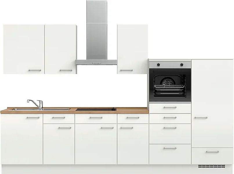 nobilia® Küchenzeile »"Laser I", Ausrichtung wählbar, Breite 330 cm« vormon günstig online kaufen