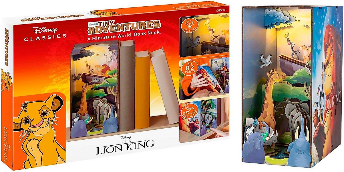 Revell® 3D-Puzzle Book Nook, Tiny Adventures Disney König der Löwen, 82 Puz günstig online kaufen