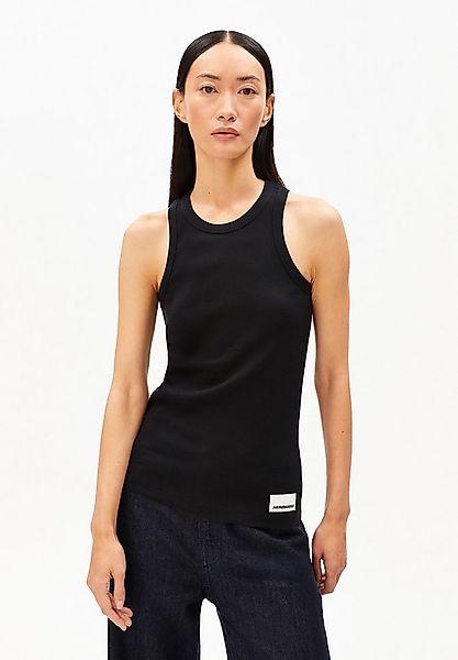 Armedangels Shirttop KANITAA Ripp-Top aus Bio-Baumwoll Mix Fitted (1-tlg., günstig online kaufen