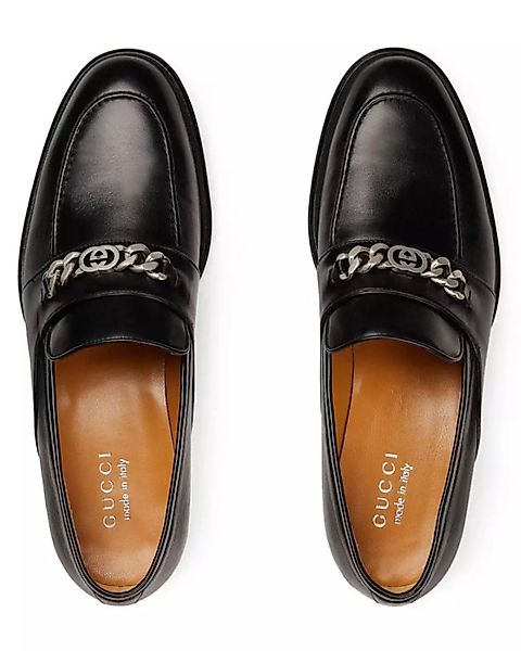 GUCCI Chain Slip-On Loafers Mokassin Kettenverzierung günstig online kaufen