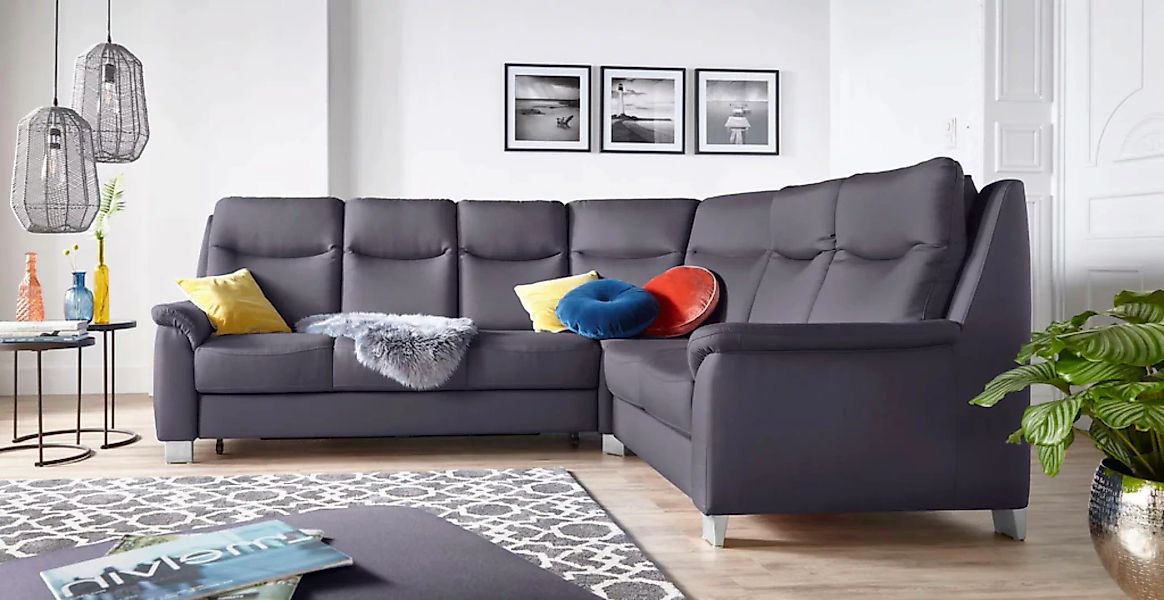 sit&more Ecksofa "Boccaccio L-Form", mit Federkern und Kopfteilverstellung, günstig online kaufen