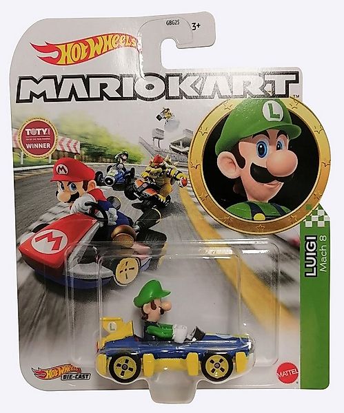 Mattel® Spielzeug-Rennwagen Mattel GBG27 Hot Wheels Die Cast Nindendo Mario günstig online kaufen