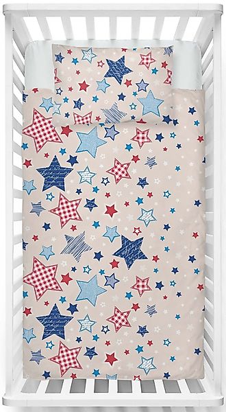 LINKHOFF Babybettwäsche Sterne Babybettwäsche 100 x günstig online kaufen