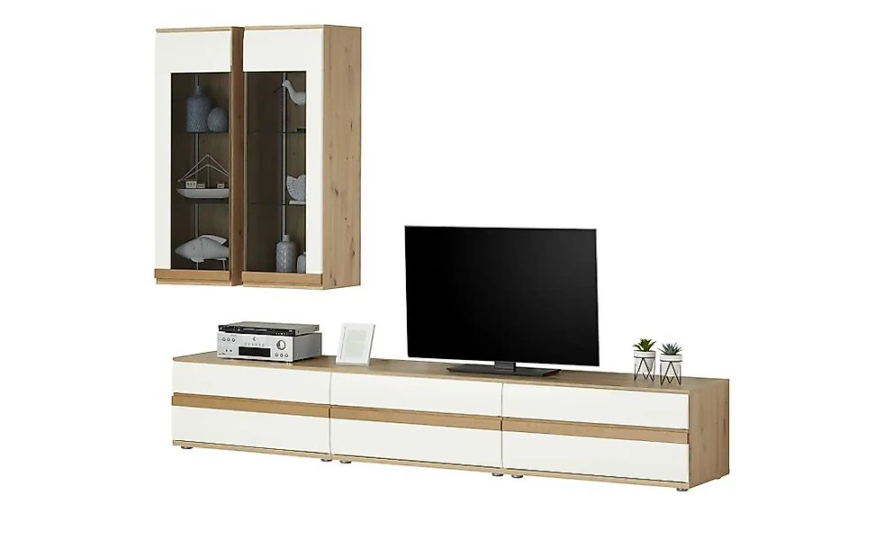 Wohnkombination  Binz ¦ weiß ¦ Maße (cm): B: 270 H: 215 T: 53.0 Kommoden & günstig online kaufen