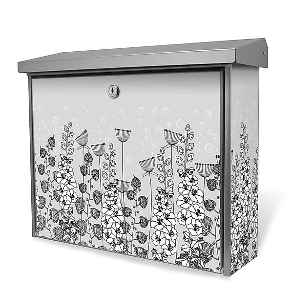 Banjado Briefkasten Edelstahl 38.5x31.5x12cm Ohne Zeitungsfach Inkl. Montag günstig online kaufen